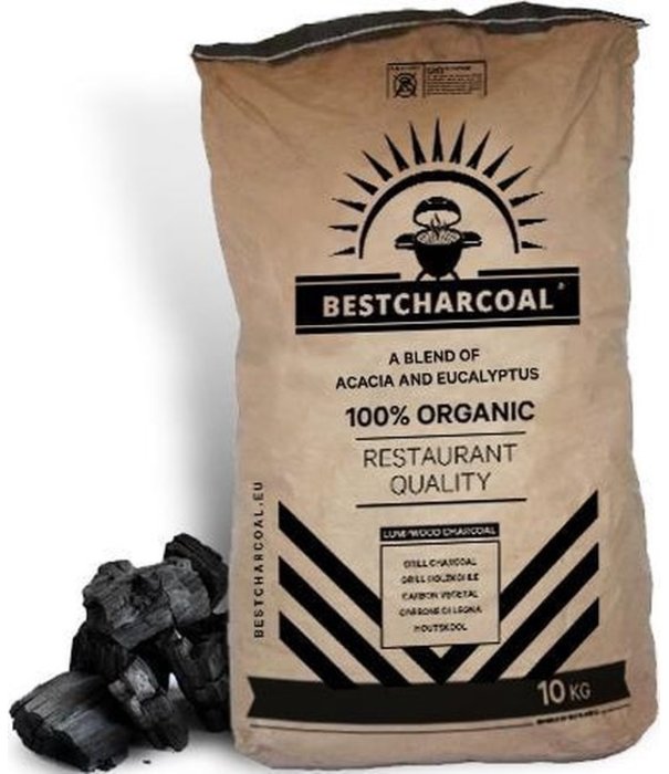 Best Charcoal Best Charcoal - Acacia & Eucalyptus (Black Wattle) 10 kg