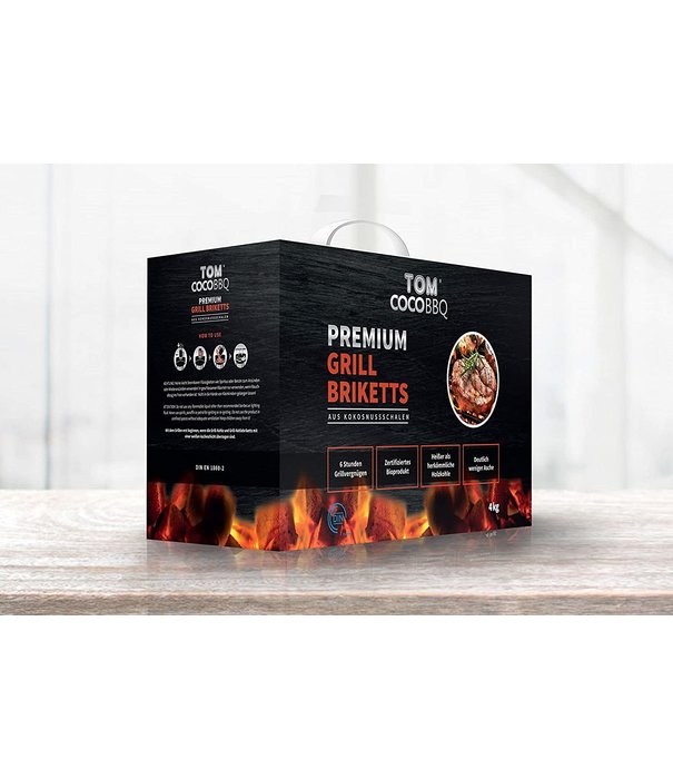 Tom Cococha Tom Cococha BBQ - Premium Grillbriketten (Kokos) 4 kg