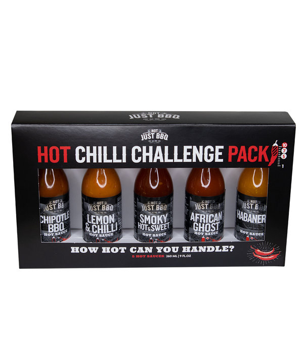 NotJustBBQ Giftset Chilisauces (Hot Chili Challenge Pack)