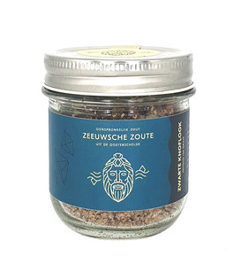 Zeeuwsche Zoute Glazen Pot Zwarte Knoflook (100 gram)