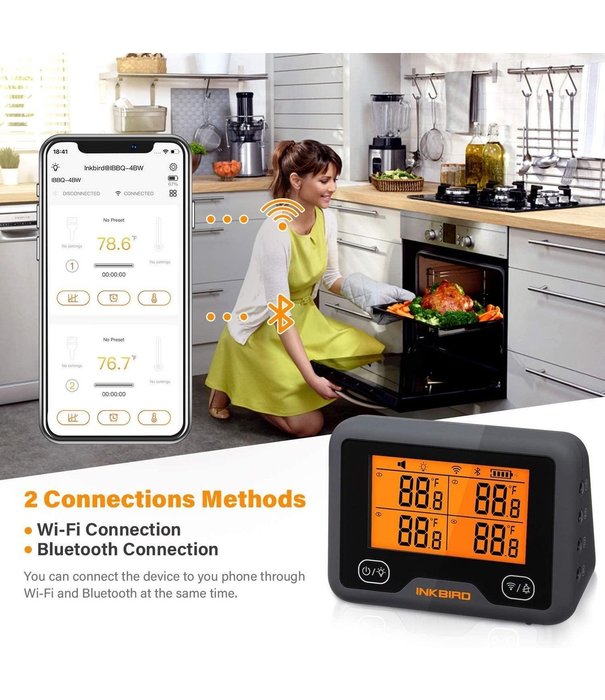 Inkbird INKBIRD - IBBQ-4BW (WIFI + Bluetooth Thermometer)