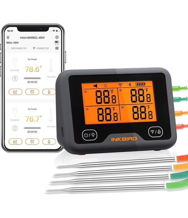 Inkbird INKBIRD - IBBQ-4BW (WIFI + Bluetooth Thermometer)