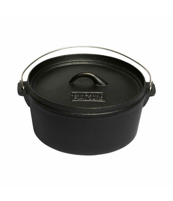 Fun Cooking Trading Smokin' Flavours - Gietijzeren Dutch oven Medium - 25 cm (3L)