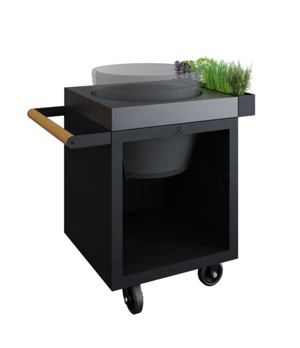 OFYR OFYR - Kamado Table Black 65 PRO Concrete The Bastard