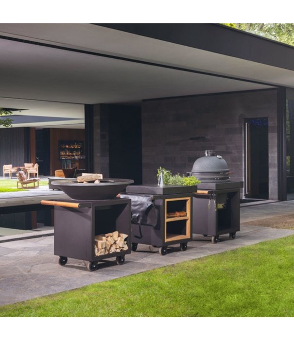 OFYR OFYR - Kamado Table Black 65 PRO Concrete The Bastard