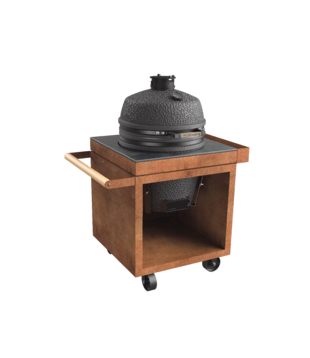 OFYR - Kamado Table Corten 75 PRO+ Corten Ceramic Dark