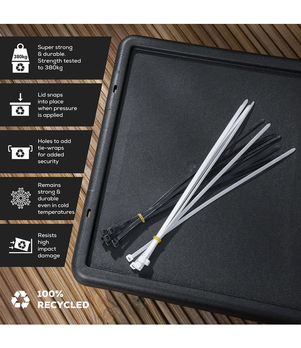 Best Charcoal Best Charcoal - Bewaarbox Houtskool (62 liter)