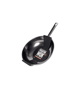 The Bastard - Phantom Wok met handvat Carbon Steel