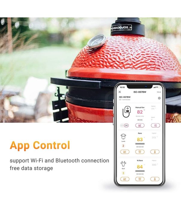 Inkbird Inkbird - ISC-007BW WiFi + Bluetooth BBQ Controller