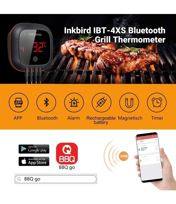 Inkbird Inkbird - IBT-4XS (Bluetooth Thermometer)