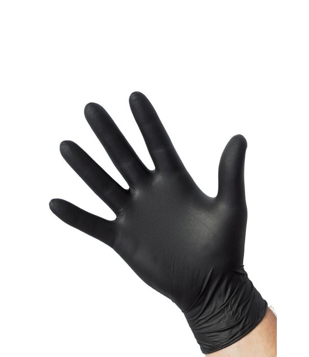 Nitril Handschoenen Zwart - maat M (7-8)