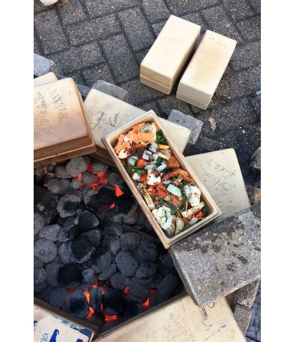 Bricknic Römertopf Bricknic - Kooksteen Naturel (Rechthoekig, cooking brick) Brick (Bricknic)