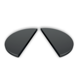 ACTIE: The Bastard - Set van 2 - Halve Maan Deflectorsteen  (half moon stone) Stone XL