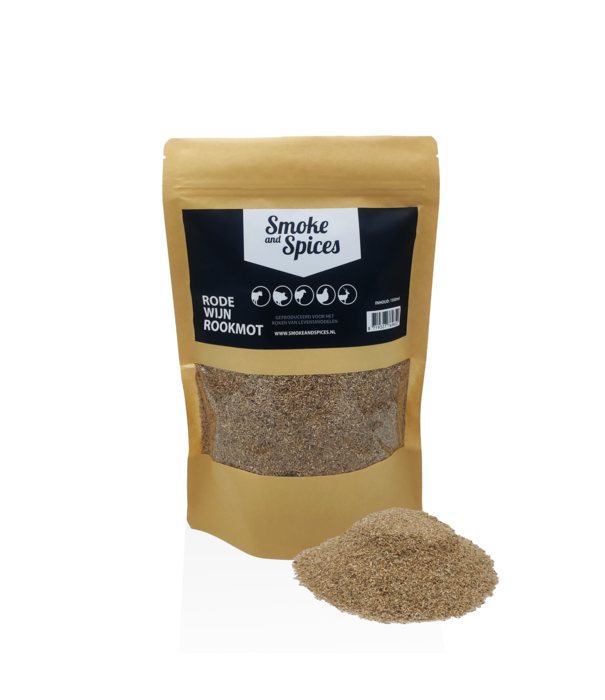 Smoke and Spices Smoke and Spices - Rode Wijnvaten Rookmot (1500 ml)