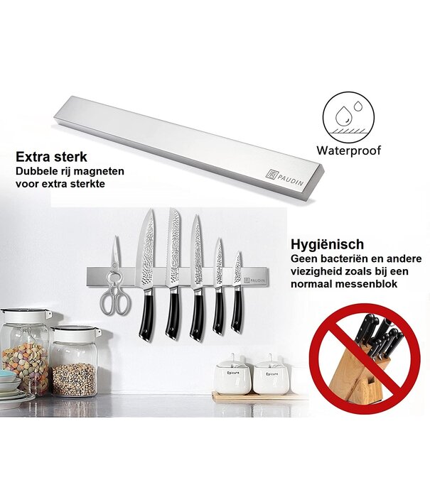 Paudin Paudin - KB2 RVS Magneetstrip