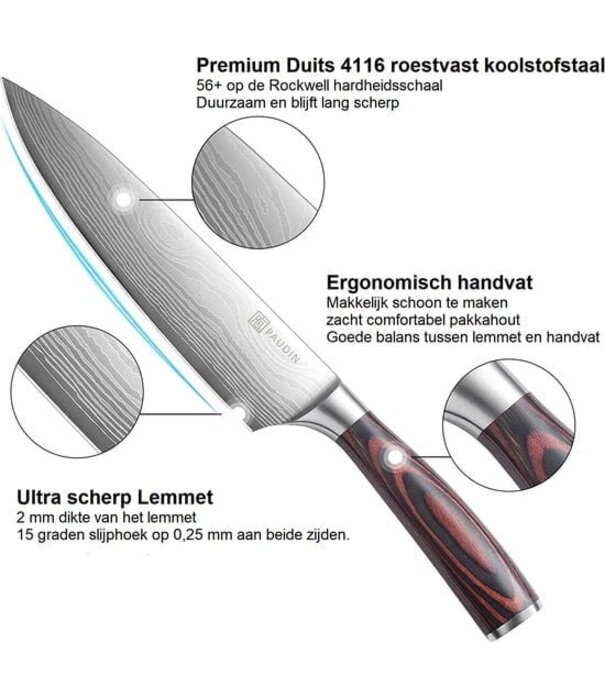 Paudin Paudin - NS1 - 3 in 1 set N-Serie: Koksmes, Nakirimes, Officemes