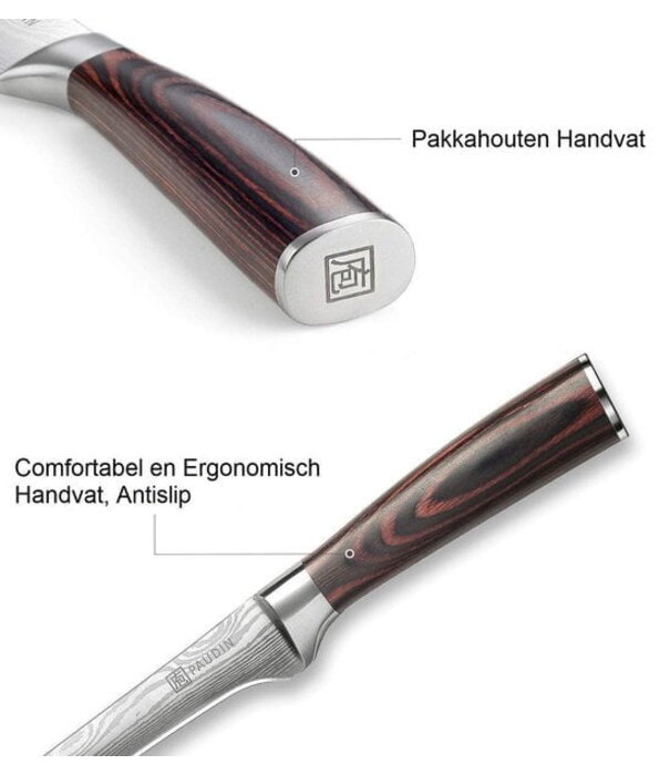 Paudin Paudin - N10 Fileer- of Uitbeenmes (15 cm)