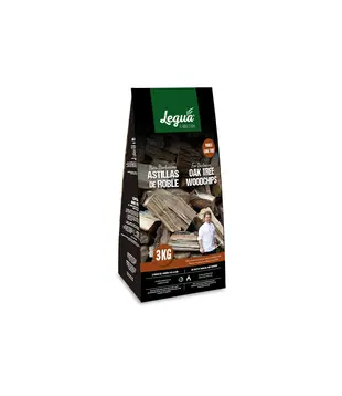 Legua - BBQ brandstof houtchips Eiken (3kg)