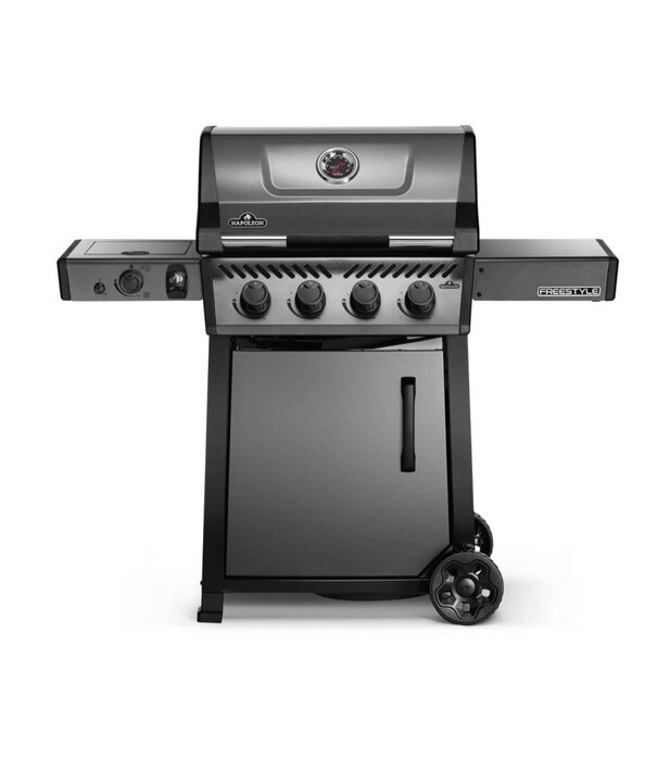 Napoleon ACTIE: Napoleon - Freestyle 425, 4 hoofdbranders, met SIZZLE ZONE zijbr. en deur, graphite