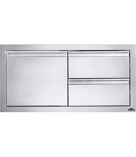 Napoleon - Inbouwdeur & 2 laden combinaties (100x71 cm)