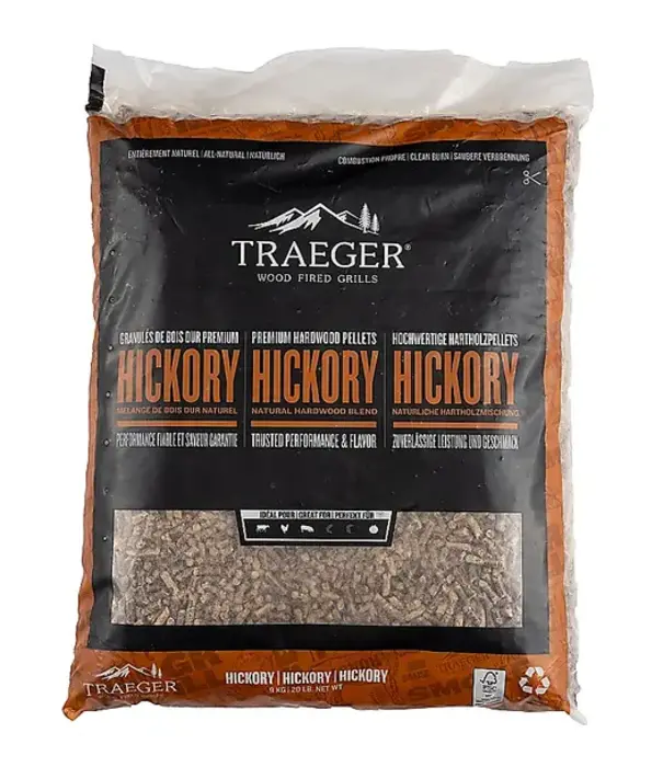 Traeger Traeger - Hickory Pellets (Zak 9 kg)