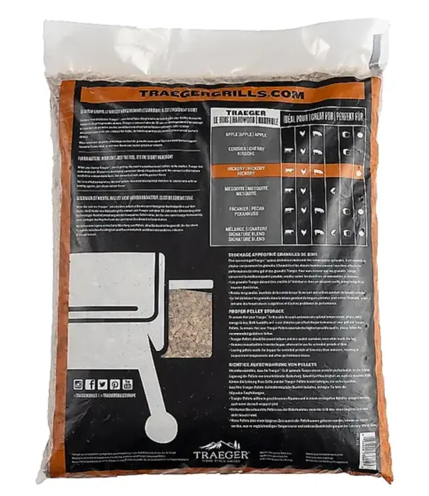 Traeger Traeger - Hickory Pellets (Zak 9 kg)