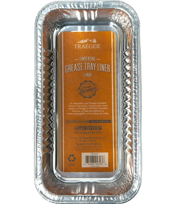 Traeger Traeger - Grease Pan Liner (5-PACK) - Timberline