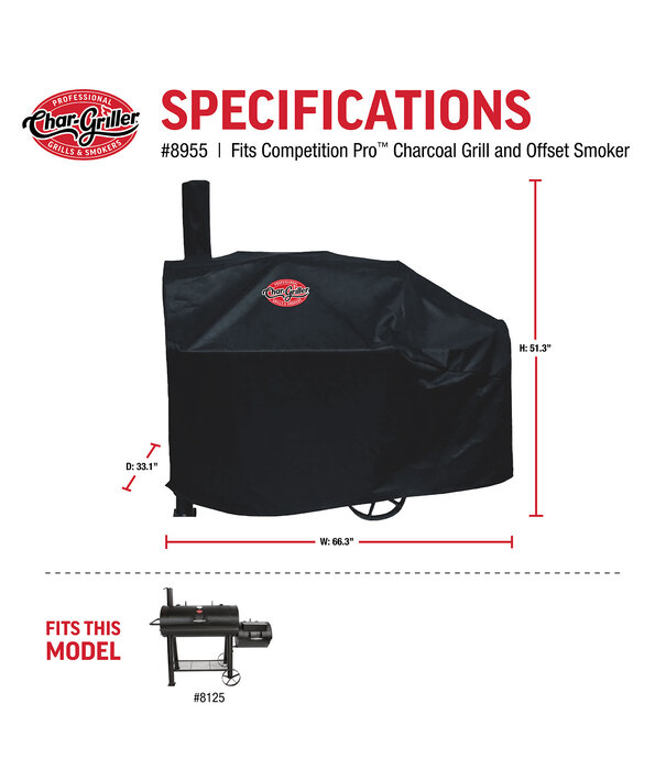 Char-Griller Char-griller - Grill Cover - Competition Pro™