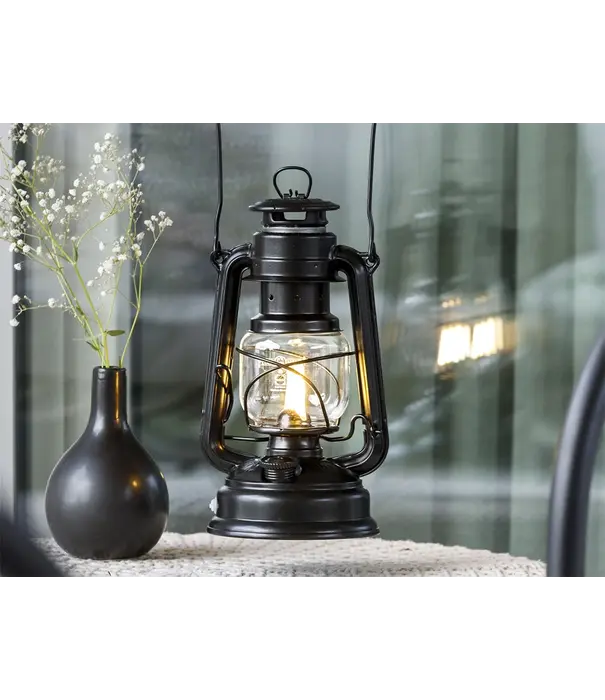 Feuerhand Feuerhand - LED Stormlamp 276 Mat Zwart