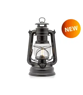 Feuerhand - LED Stormlamp 276 Mat Zwart