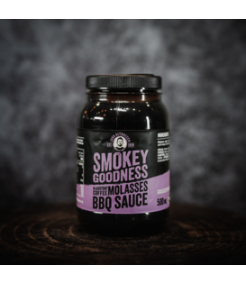 Smokey Goodness - Blackstrap Coffee Molasses (BBQ Sauce 500ml) NIEUW