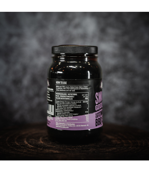 Smokey Goodness Smokey Goodness - Blackstrap Coffee Molasses (BBQ Sauce 500ml) NIEUW