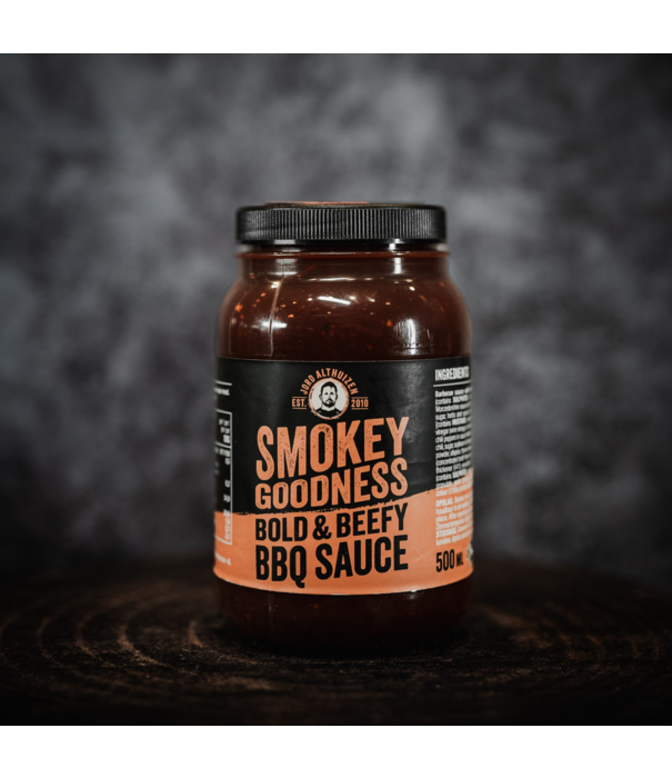 Smokey Goodness Smokey Goodness - Bold and Beefy (BBQ Sauce - 500ml) NIEUW