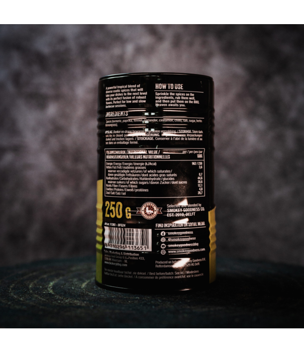 Smokey Goodness Smokey Goodness - Tropical Thunder Rub (250gr) NIEUW