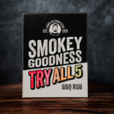 Smokey Goodness - Try All 5 (Rubs Set - 150g - 5 x 30g) NIEUW