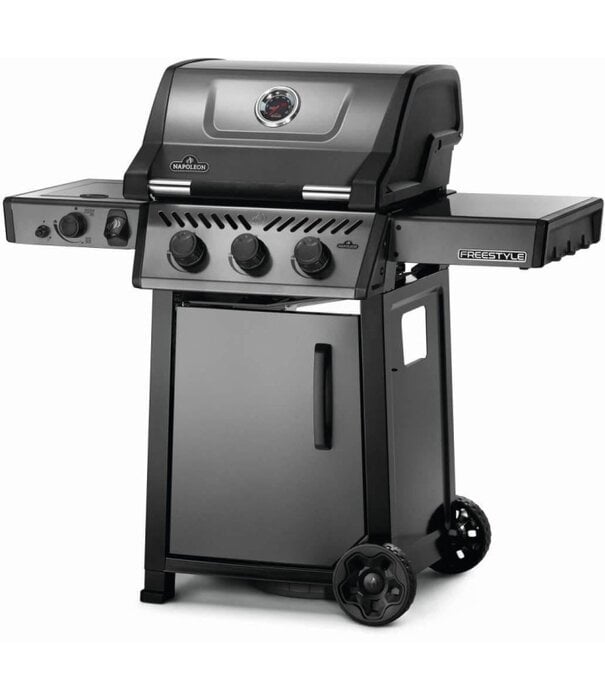 Napoleon Napoleon - Freestyle 365, 3 hoofdbranders, met SIZZLE ZONE zijbr. en deur, graphite