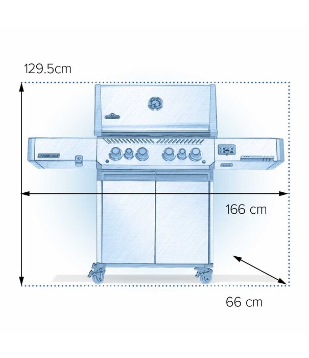 Napoleon Napoleon - Prestige 500, Connected Zwart