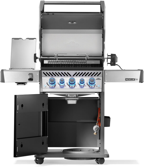 Napoleon Napoleon - Rogue® PRO-S 425, met gietijzeren roosters, zwart, incl. draaispit