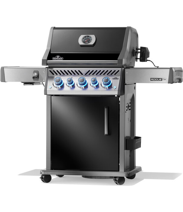 Napoleon Napoleon - Rogue PRO-S 425, met SIZZLE ZONE zijbrander en achterbrander, zwart, incl. draaispit