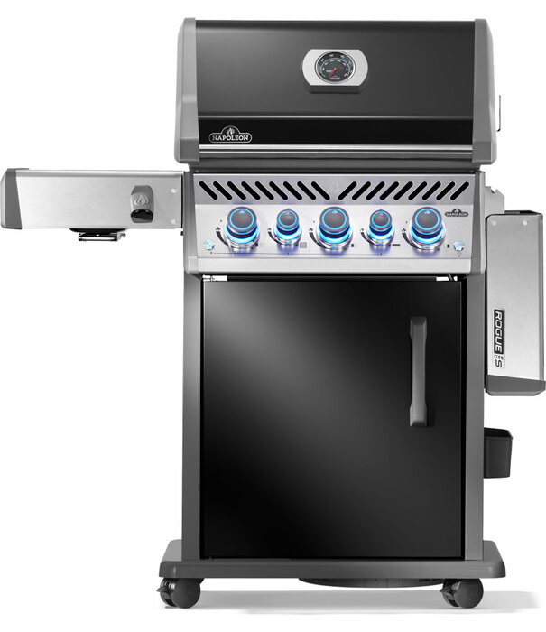 Napoleon Napoleon - Rogue PRO-S 425, met SIZZLE ZONE zijbrander en achterbrander, zwart, incl. draaispit