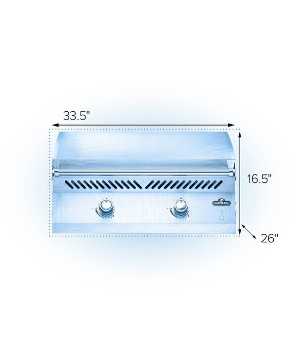 Napoleon Napoleon - 700-Serie 32", inbouw Plancha, RVS