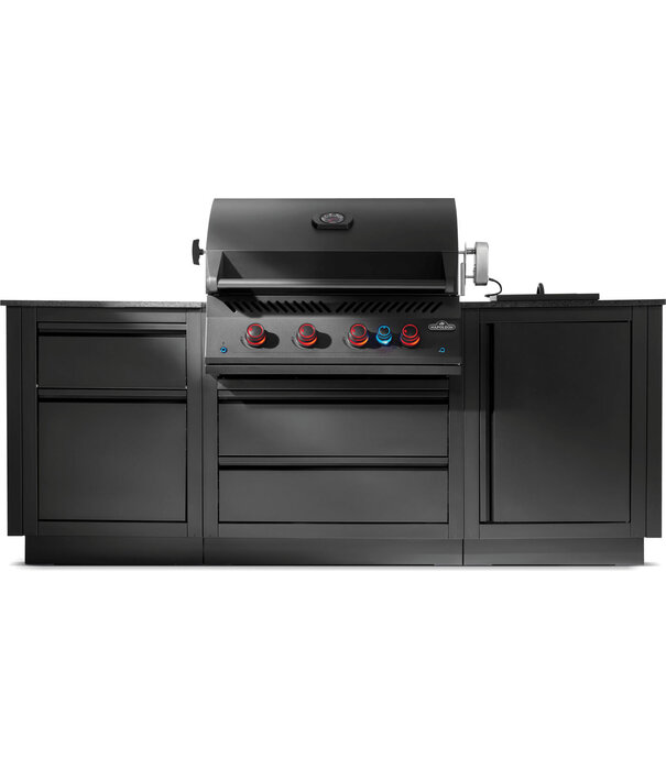 Napoleon Napoleon - Oasis Compact 105, mat zwart, met BIG32-1 en inbouw SIZZLEZONE