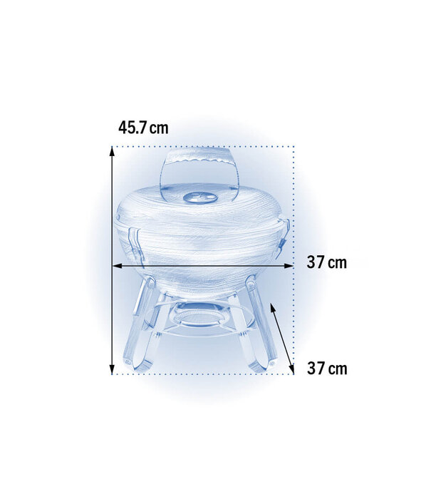 Napoleon Napoleon - Premium portable houtskool kettle, Ø37cm