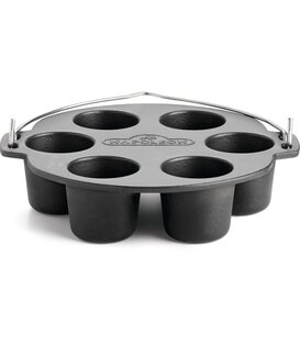 Napoleon - Gietijzeren muffinvorm Ø 24cm