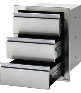 Napoleon - Driedubbele kleine inbouw laden (55x71 cm)