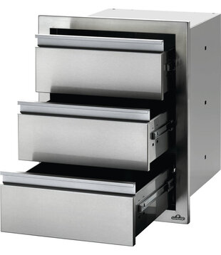 Napoleon - Driedubbele kleine inbouw laden (55x71 cm)