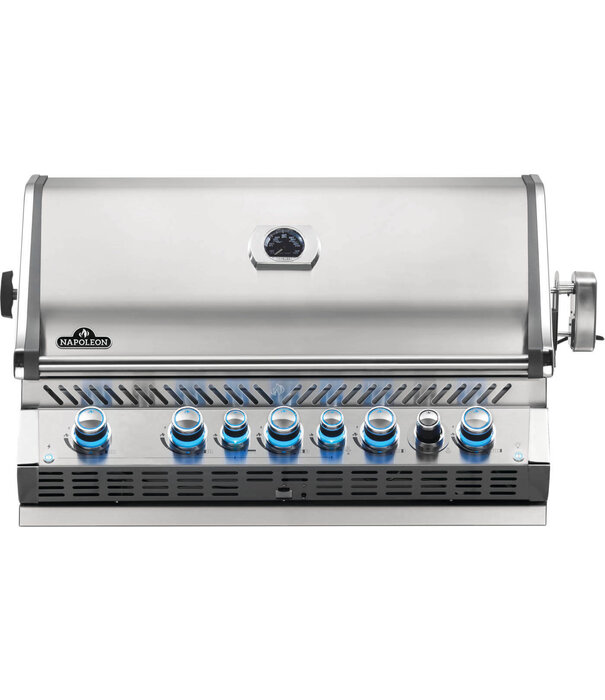 Napoleon Prestige Pro 665, RVS, inbouw, aardgas, incl. draaispit