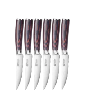 Paudin - S3 Steak Knife Set (6-delig, Steakmessen)