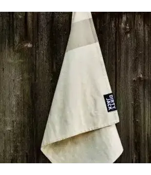 Dirty Jack - Ecru met beige-kleurige baan