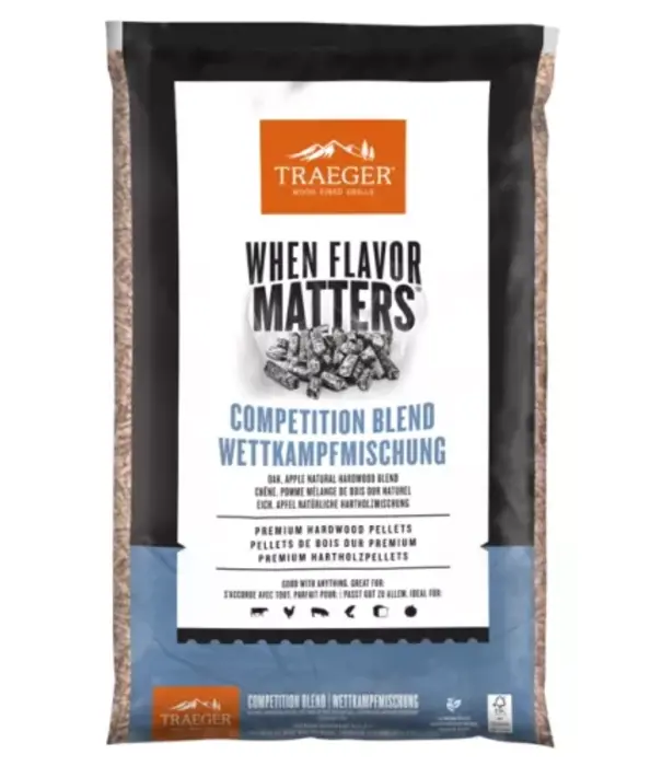 Traeger Traeger - Competition Blend Pellets 9kg (Nieuw)